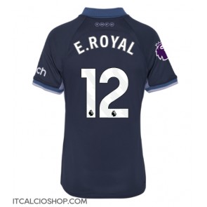 Tottenham Hotspur Emerson Royal #12 Seconda Maglia Femmina 2023-24 Manica Corta